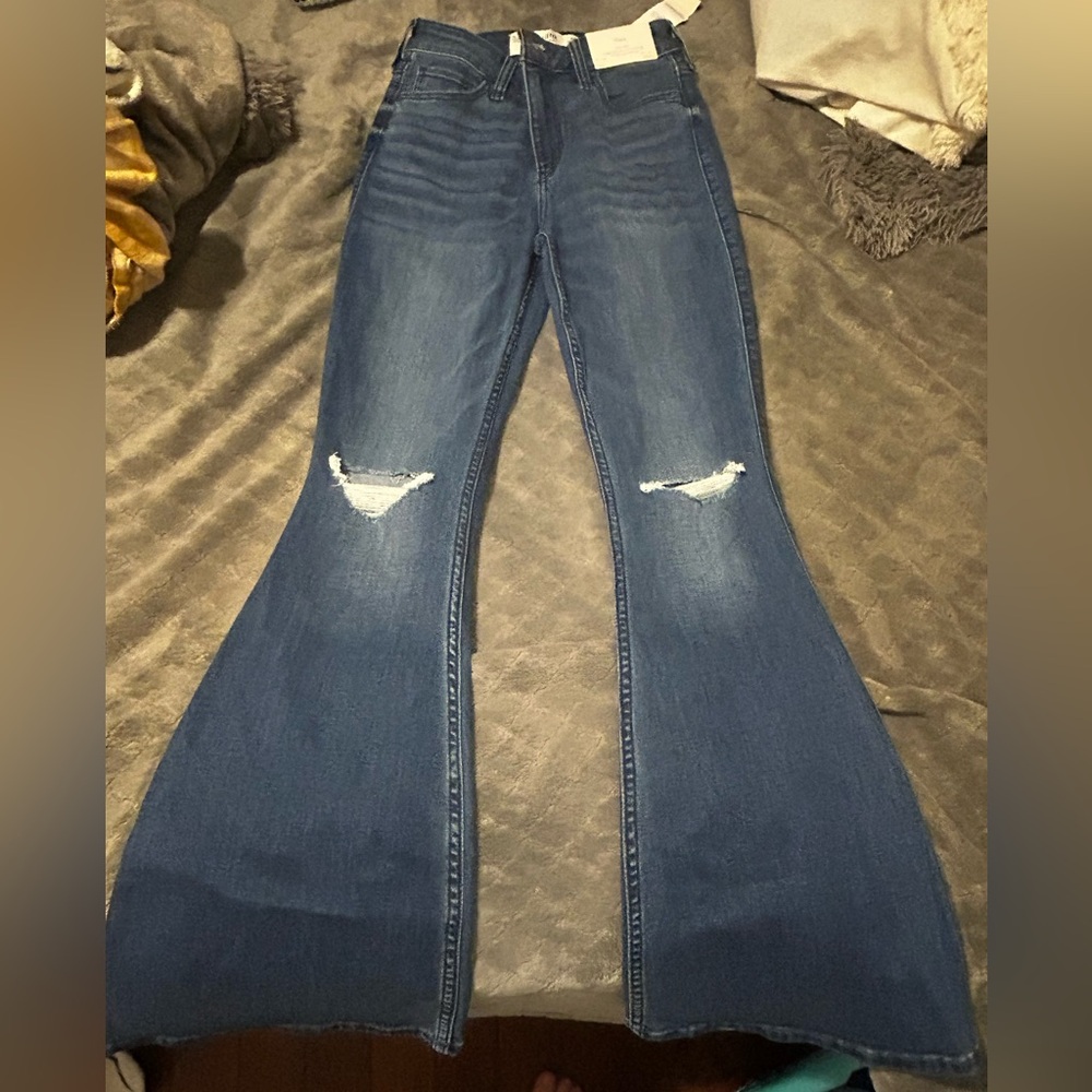 Hollister Dark Blue Flare Jeans